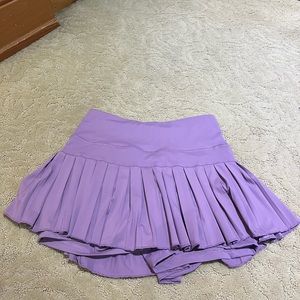 fake gold hinge tennis skirt